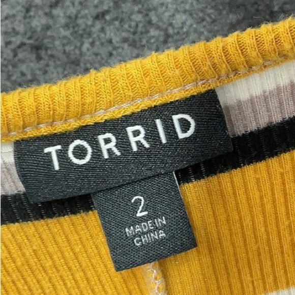 TORRID Plus Size Striped Dress - Picture 3 of 4